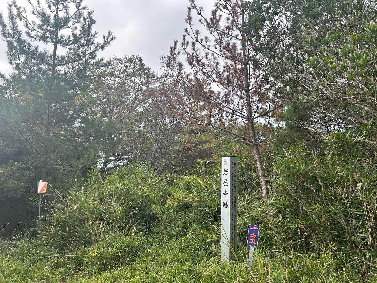 雄鷹台山登山口-雄鷹台山-後山-高山 縦走コースの写真