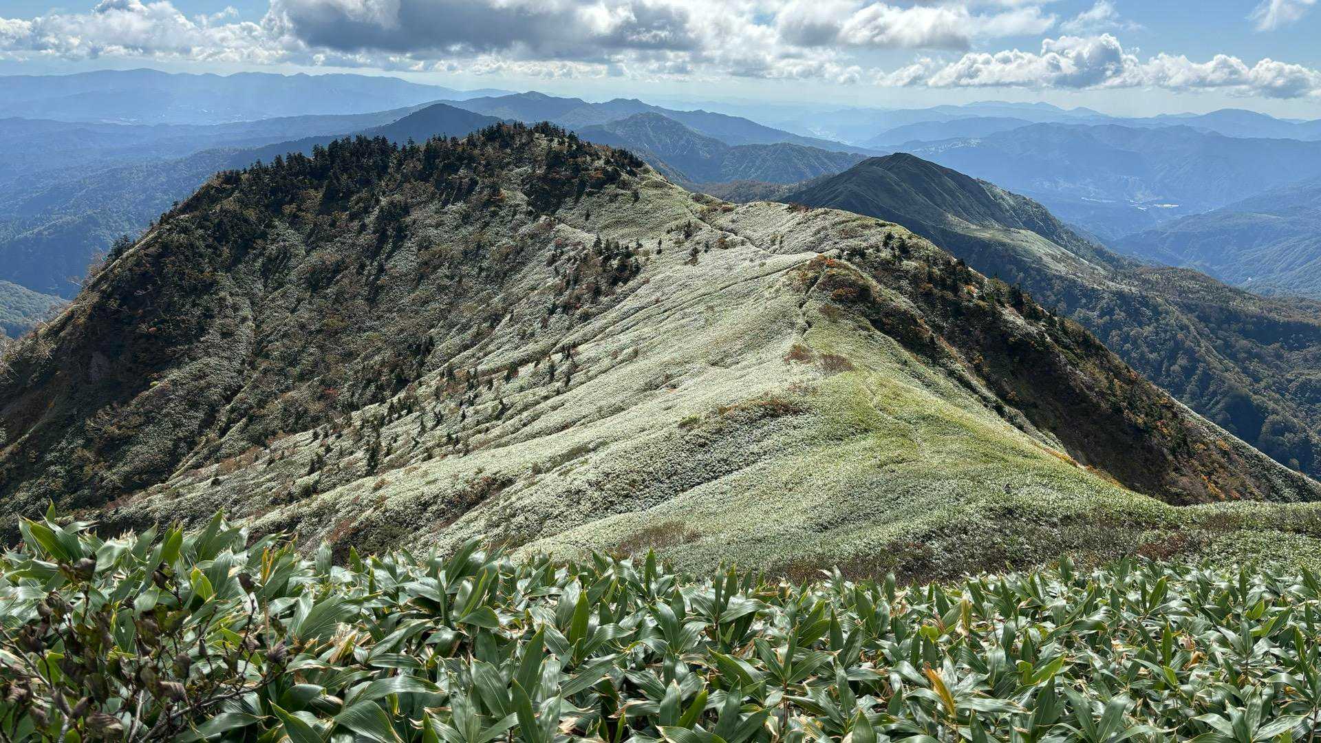 石徹白登山口-銚子ヶ峰-三ノ峰 往復コースの写真