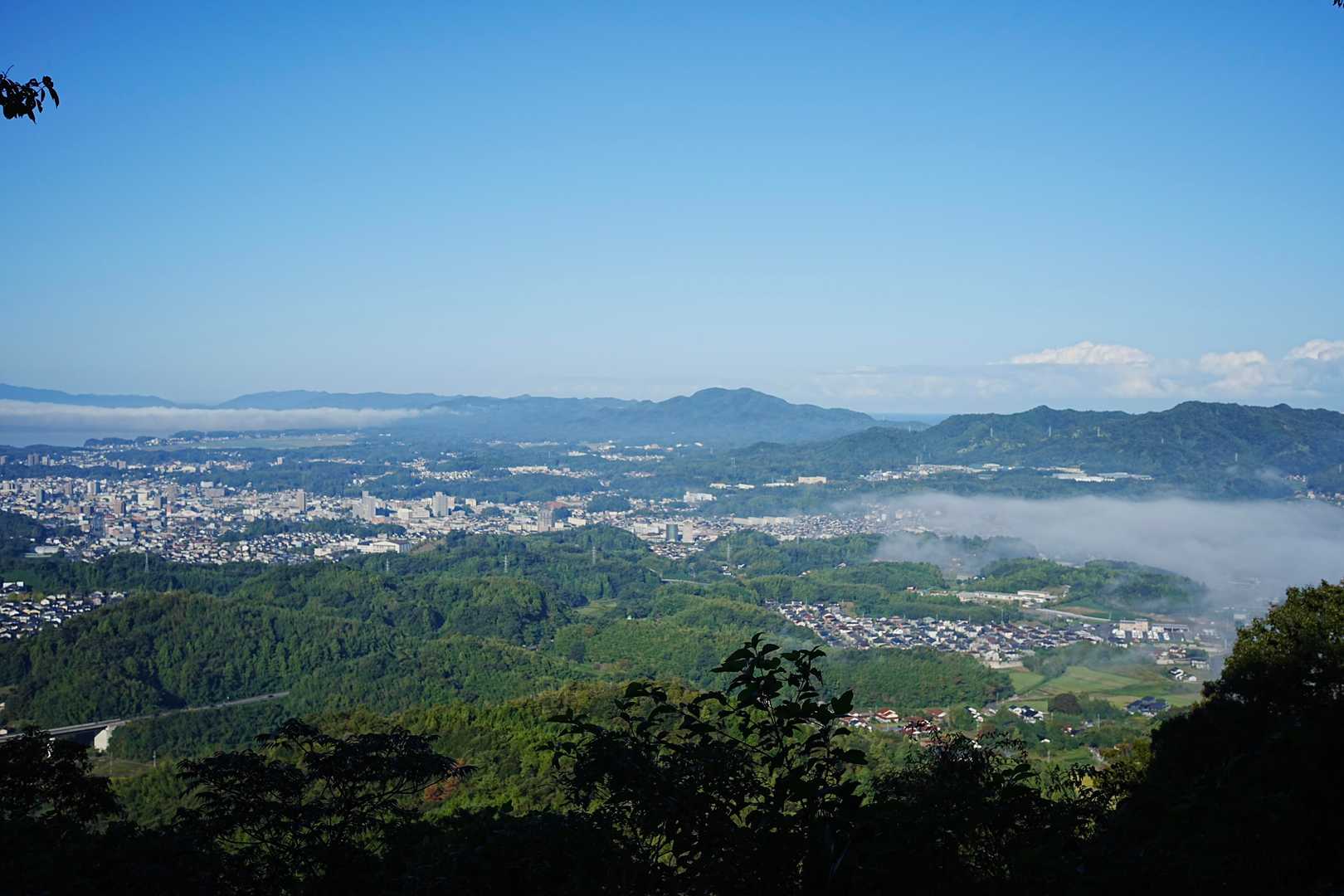朝日山。
いつも以上に綺麗に
