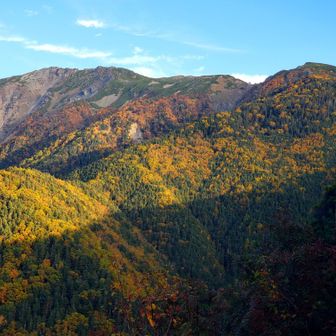 荒川三山稜線
