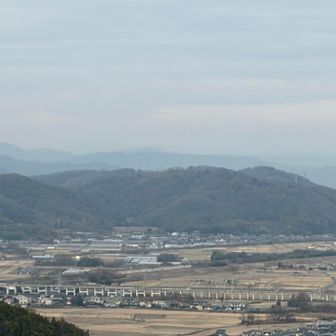 那岐山は見えなかった