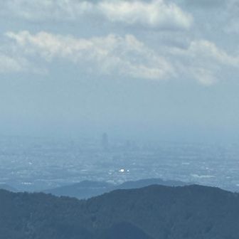 アクトタワーがうっすら見える
