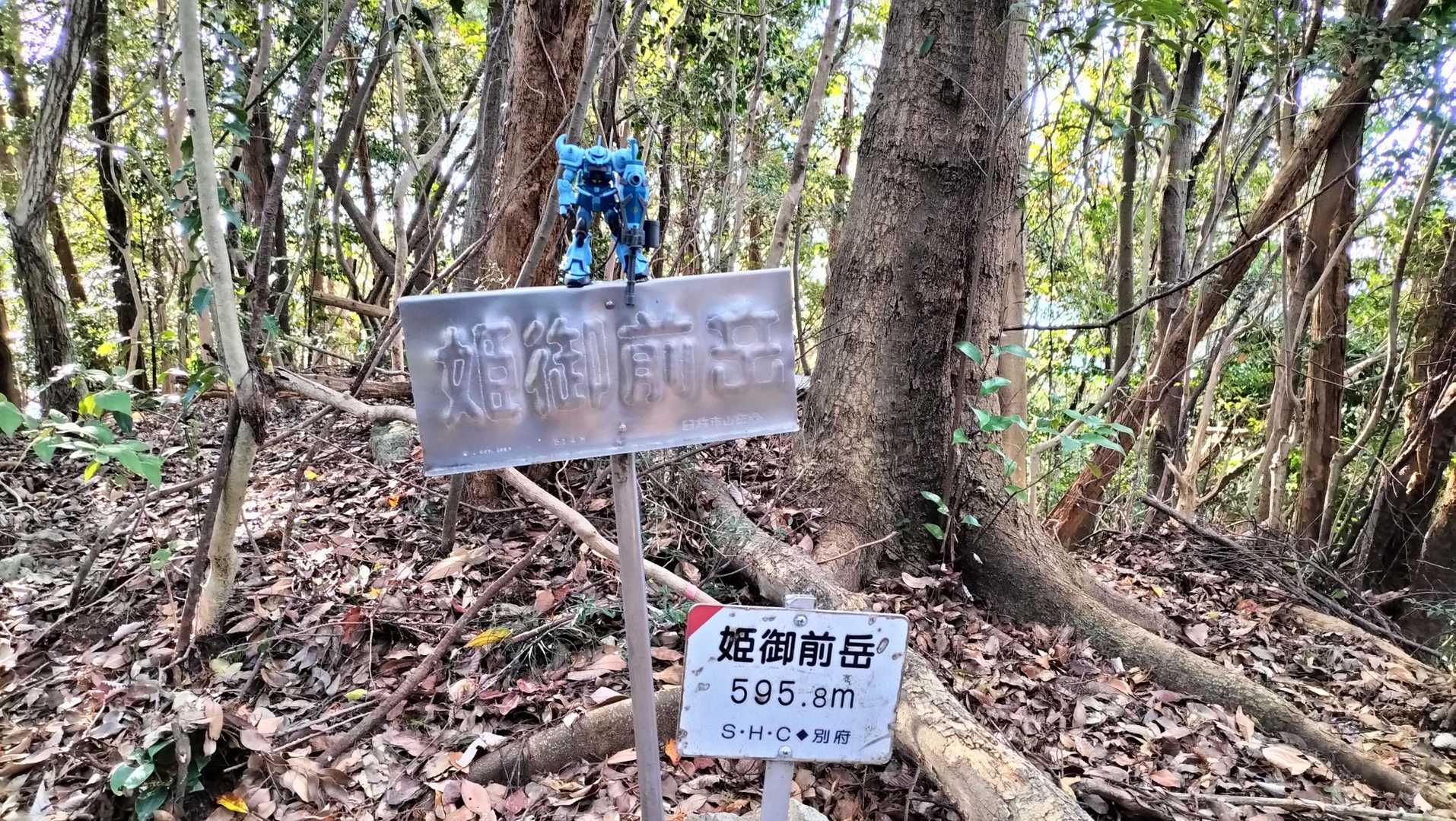 姫御前岳（512ｍ）
595.8ｍって女岳（雌岳）じゃない❓