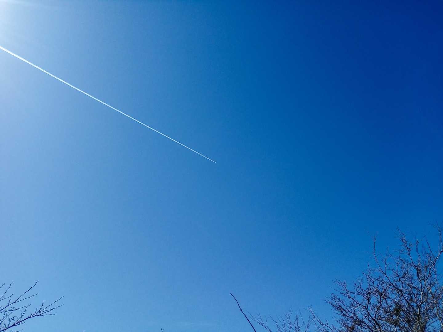 最初は雲なかったんです。