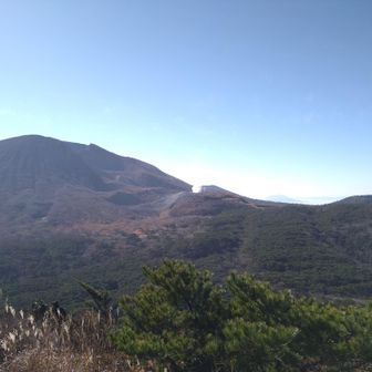 韓国岳と硫黄山