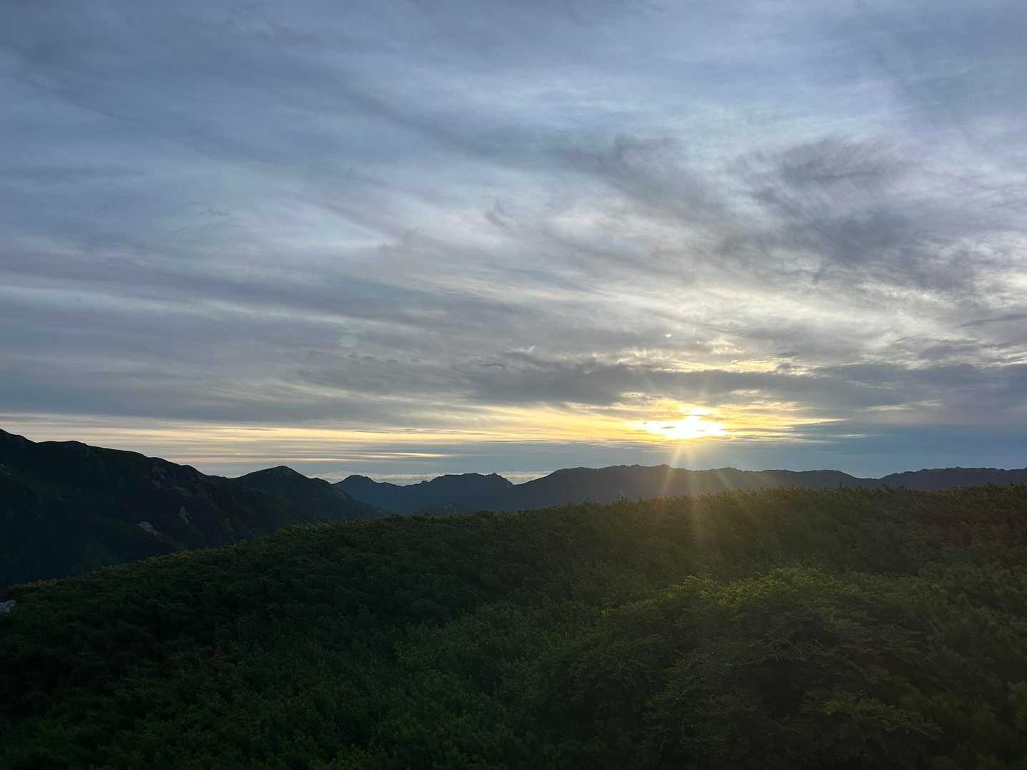 双六岳-丸山-三俣蓮華岳-鷲羽岳 周回コースの写真