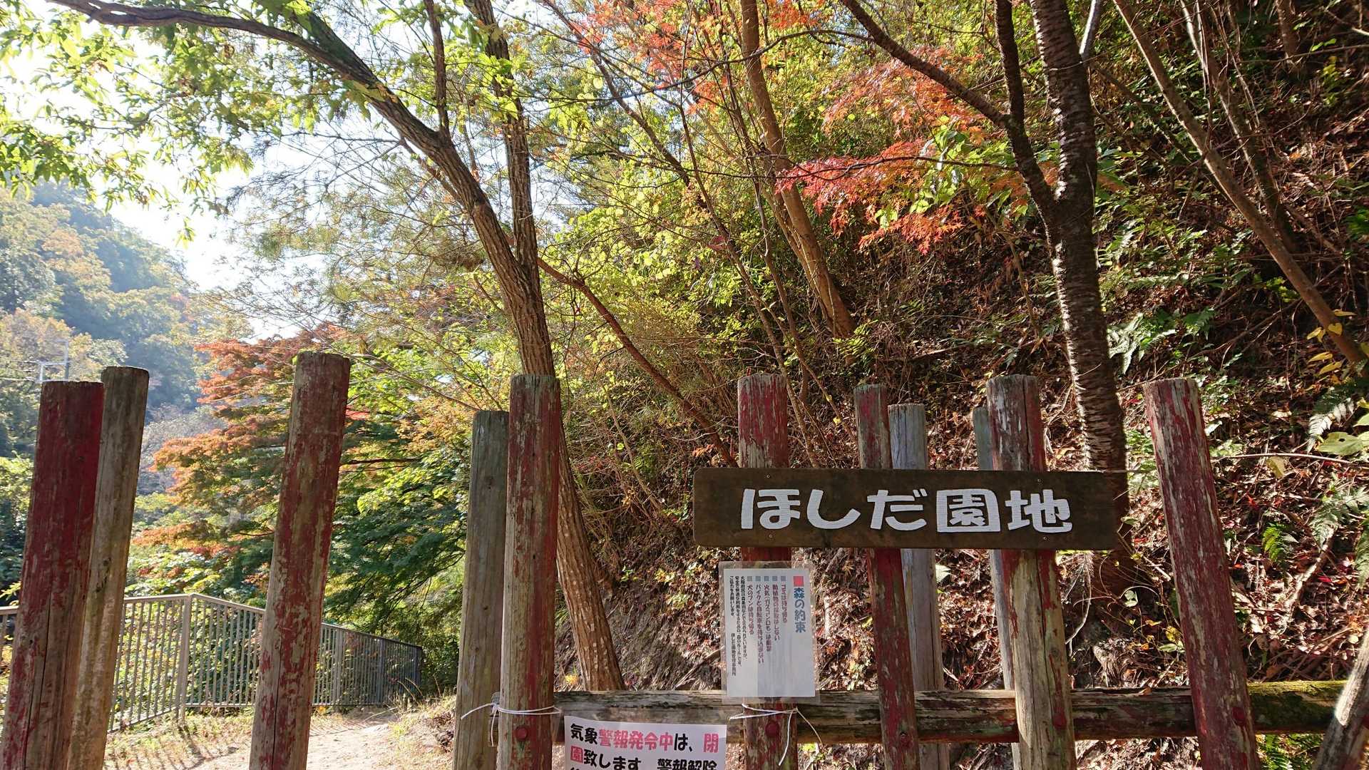 ほしだ園地～105haの自然公園
