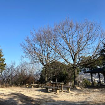 平日午後、山頂は静かでした…