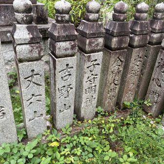 そしてよく見ると
奥駈道にある山が一本一本に彫られています。