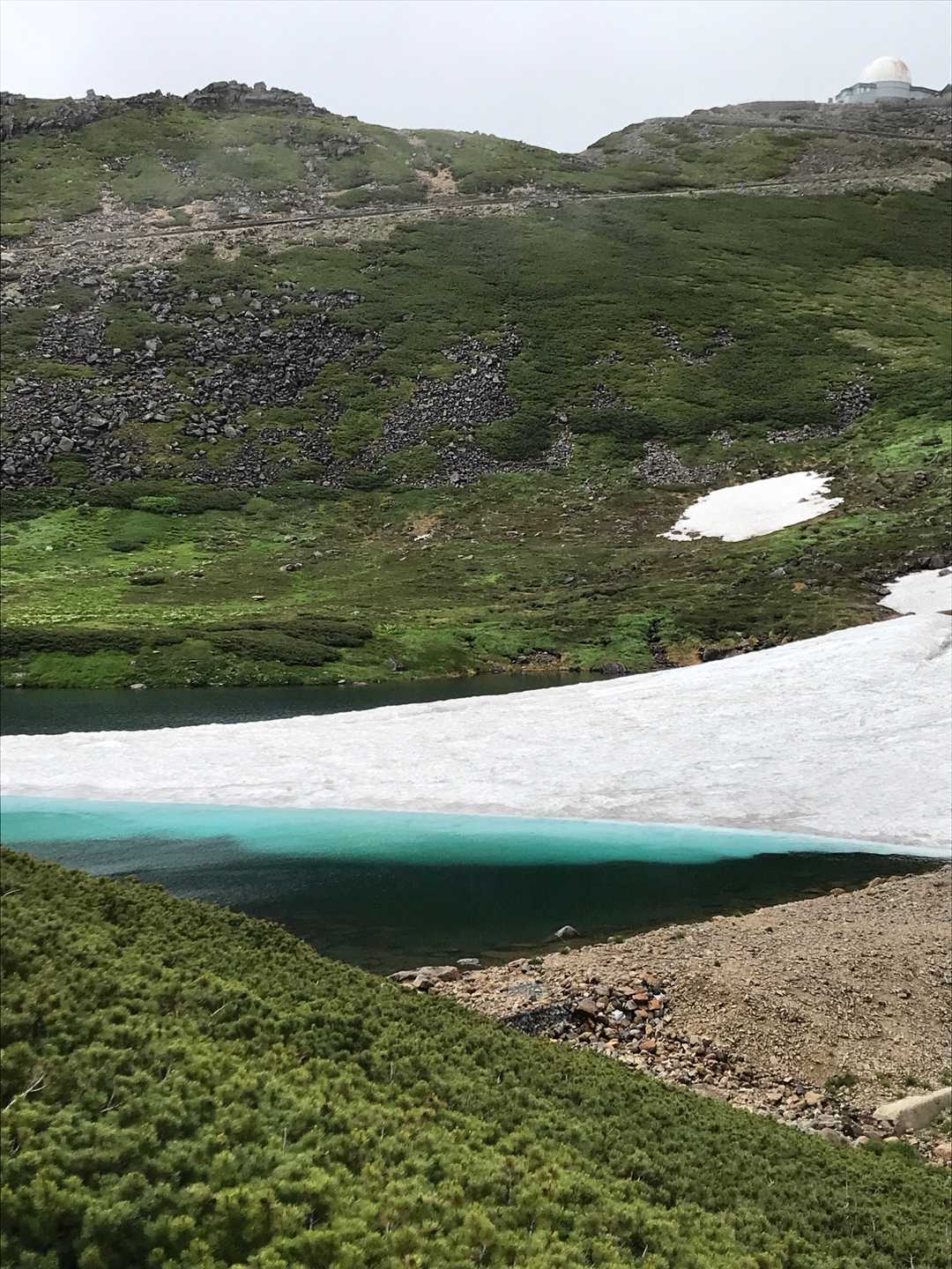 乗鞍山頂バス停-富士見岳 往復コースの写真
