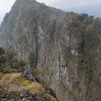顔面岩からの相馬岳