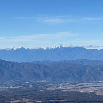 南アルプス　空木、木曽駒