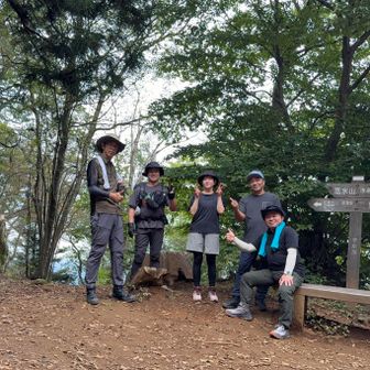 高水山もなんなく登頂！
今回は50代半ばの5人パーティーでした