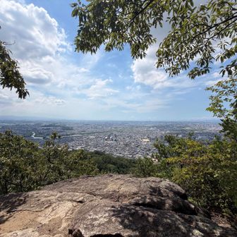 山頂前の展望🤩