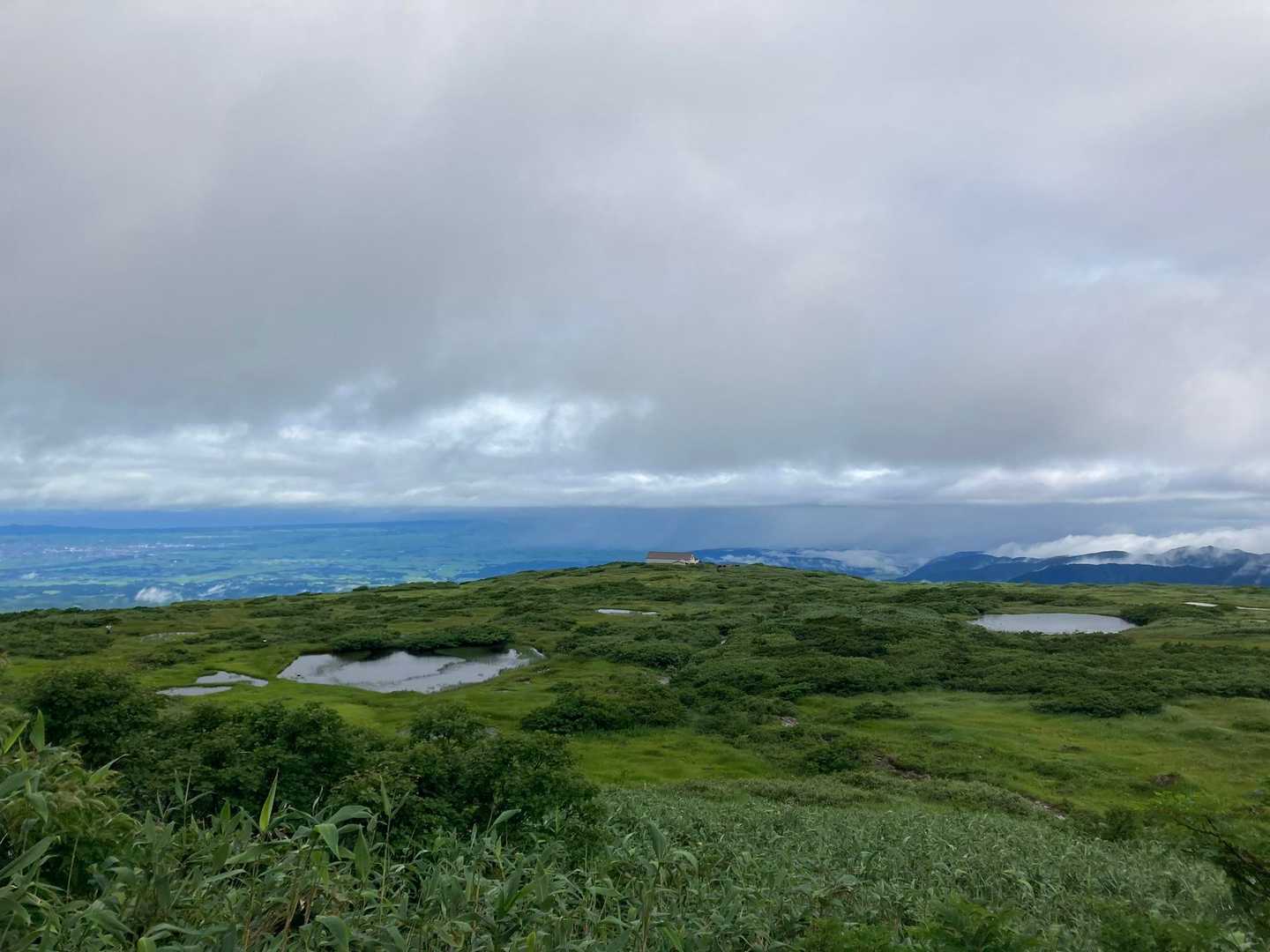 今日一の景色✨　日本海🏖️と雲海☁️