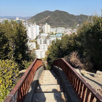 さぁ階段で下ります🙄