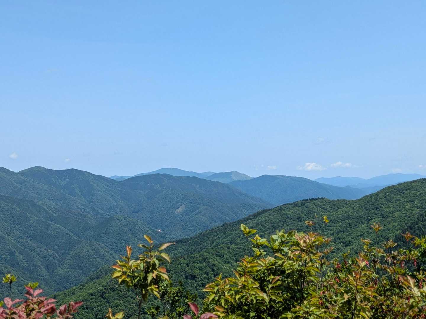 市間山-立岩山-日の平山 往復コースの写真