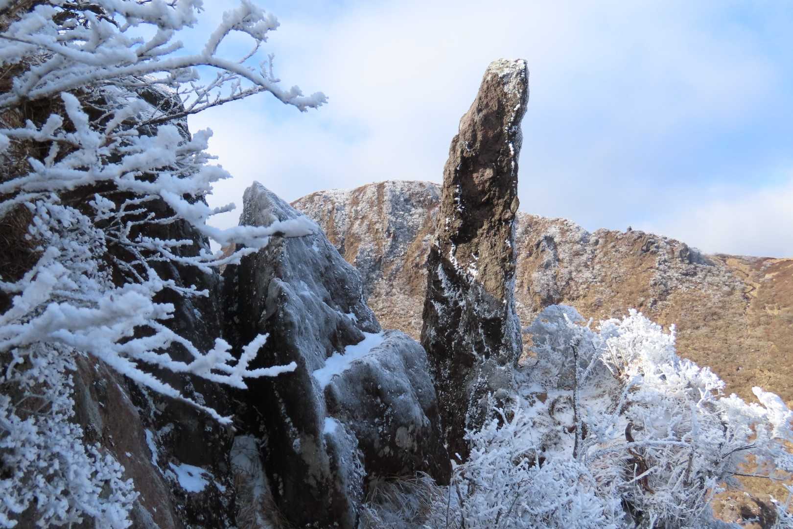 西登山口-由布岳 往復コースの写真