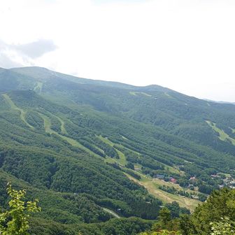 蔵王温泉方面へ