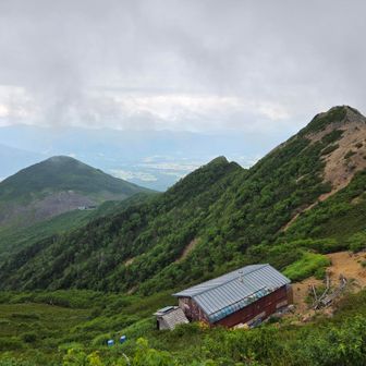 登ってきた編笠山～西ギボシ、東ギボシ⛰️