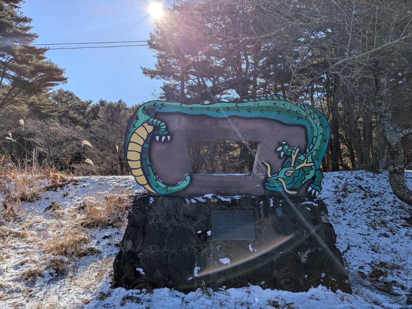 本栖湖キャンプ場-竜ヶ岳 往復コースの写真
