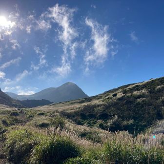 目指す久住山⛰️