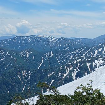 右から至仏山､平ヶ岳､日光白根山かな？