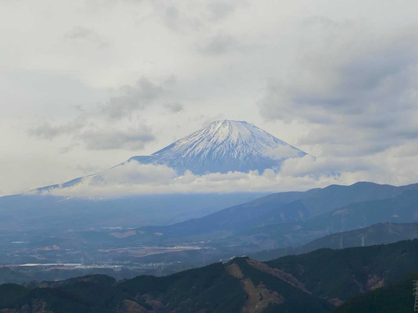 下山途中で最後に綺麗な富士山が...🎶