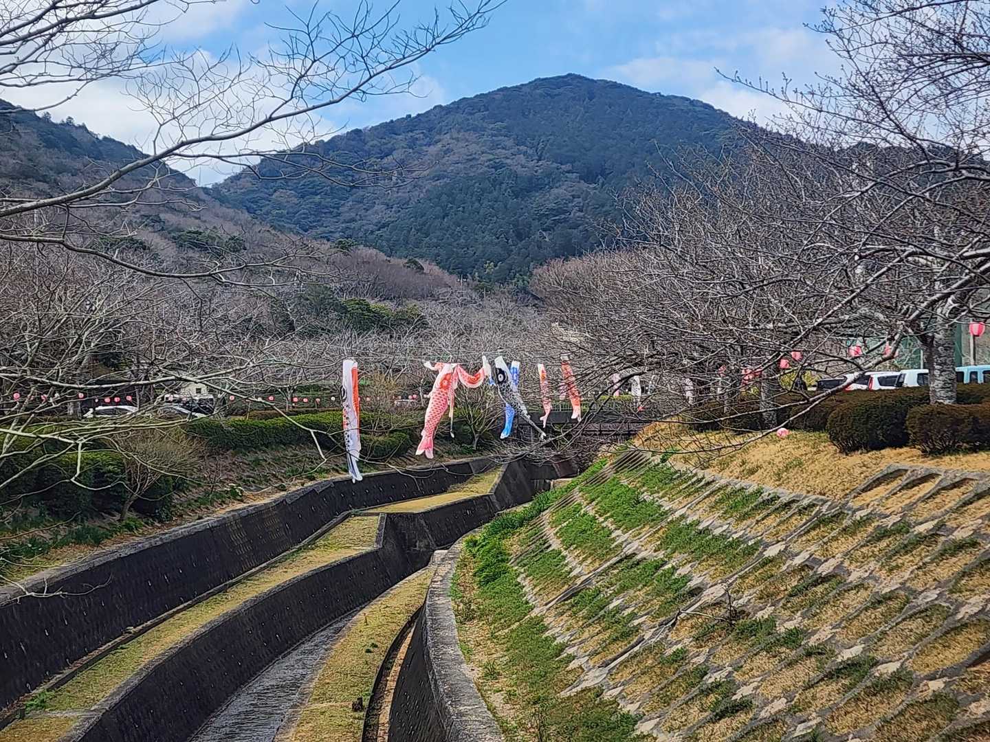 暑いかと思いきや意外と寒い、りかさんと合流し滝頭公園からスタート、まずはロード歩きになります