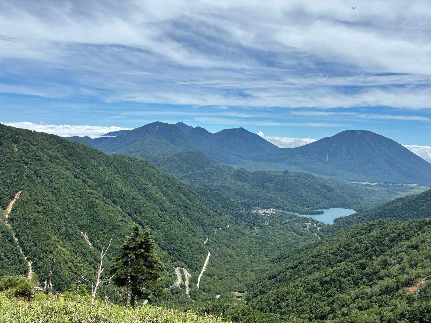 山頂からの景色
