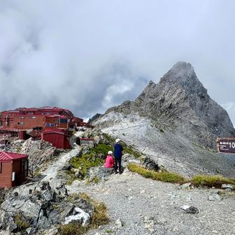 槍ヶ岳山荘に到着