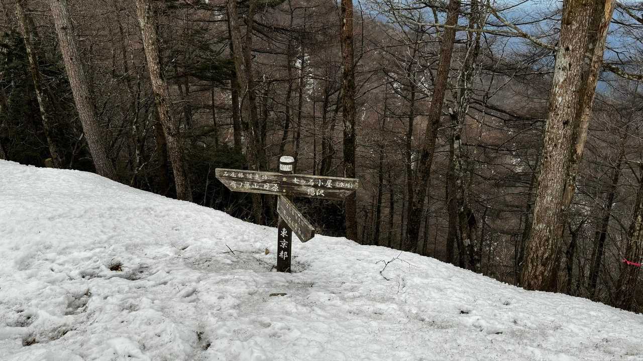 奥多摩、石尾根テン泊縦走（鴨沢〜七ツ石山〜鷹ノ巣山〜六ツ石山〜奥多摩駅） の写真 43