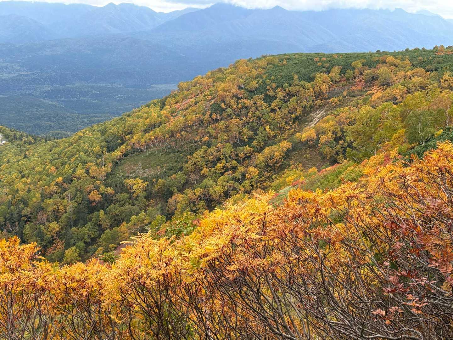 赤岳登山口-赤岳-白雲岳-北海岳-黒岳-七合目登山事務所 縦走コースの写真