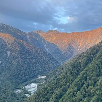 マンダムな朝♡ しっかし登りにくい、というか、私のリズムに合わん登山道だな
