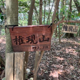 権現山到着