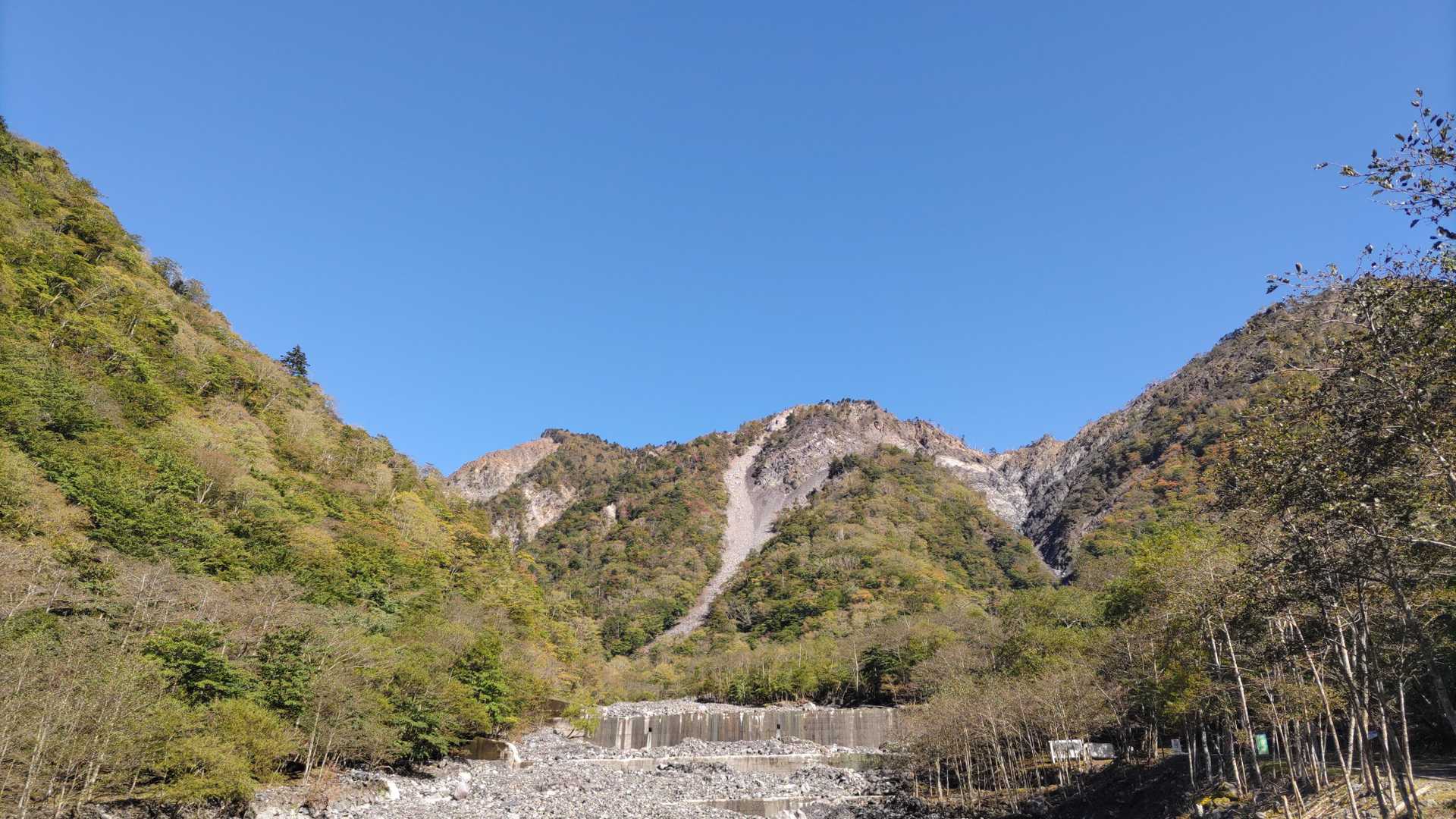 大谷崩登山口-新窪乗越-大谷嶺 往復コースの写真