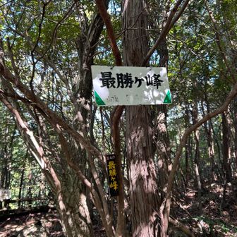 最勝ヶ峰のピークです⛰️
