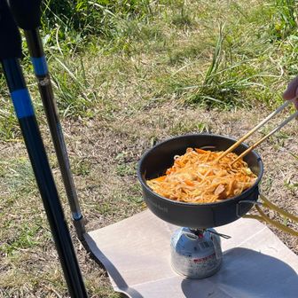 今日のランチは焼きそば