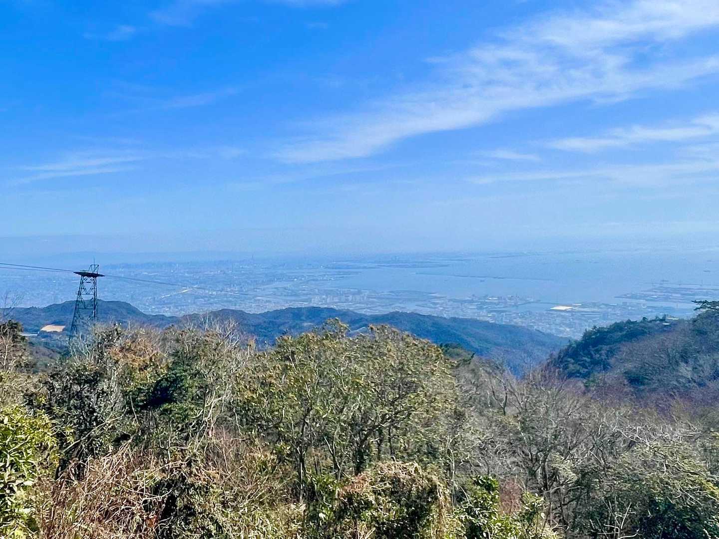 有馬温泉駅-落葉山-灰形山-湯槽谷山-六甲ガーデンテラス- 縦走コースの写真
