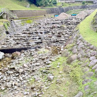 水量少なめですが川遊びもできるようです👍