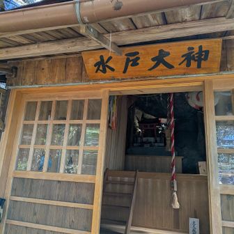 水戸神社のお社
水戸大神 祀ってあるよ
4ッの気が集まる龍穴
その上に建てられているとか