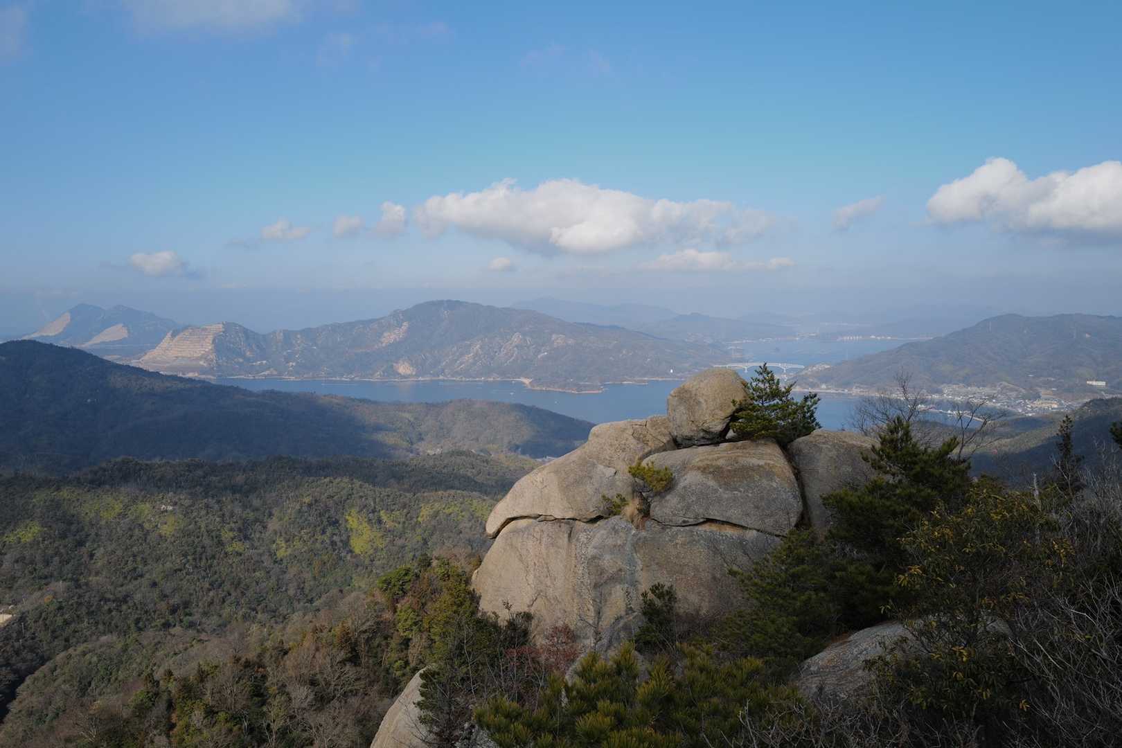 広島市街方面。