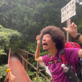 やっとこさ登山口到着🛬トップ画には絵力が大事！