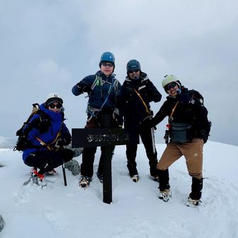 伊那前岳到着！