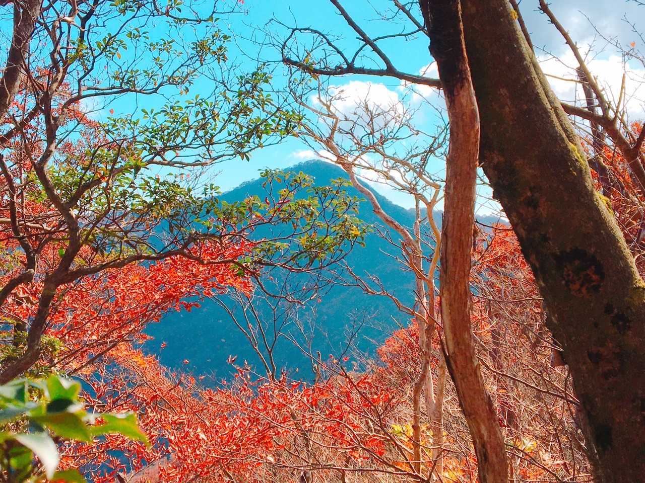 こちらは、位牌岳かな？