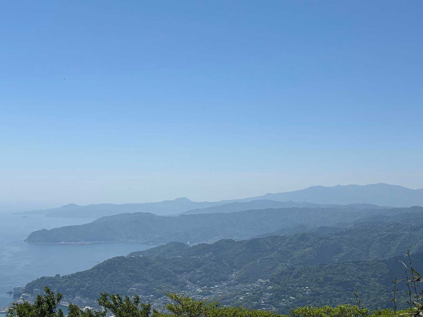 天城山に大室山