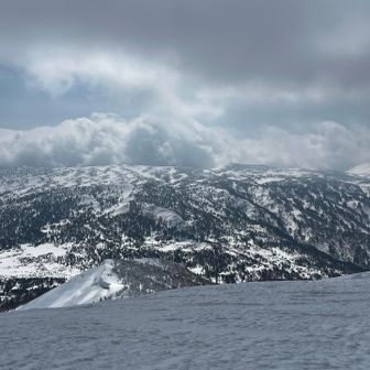 硫黄岳の向こう側。ええねぇ