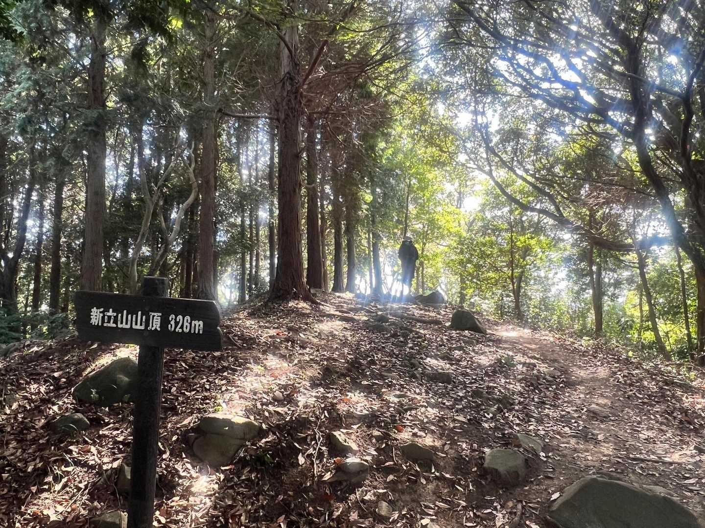 山頂へ