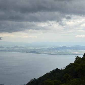 びわ湖の景色が大きくなった