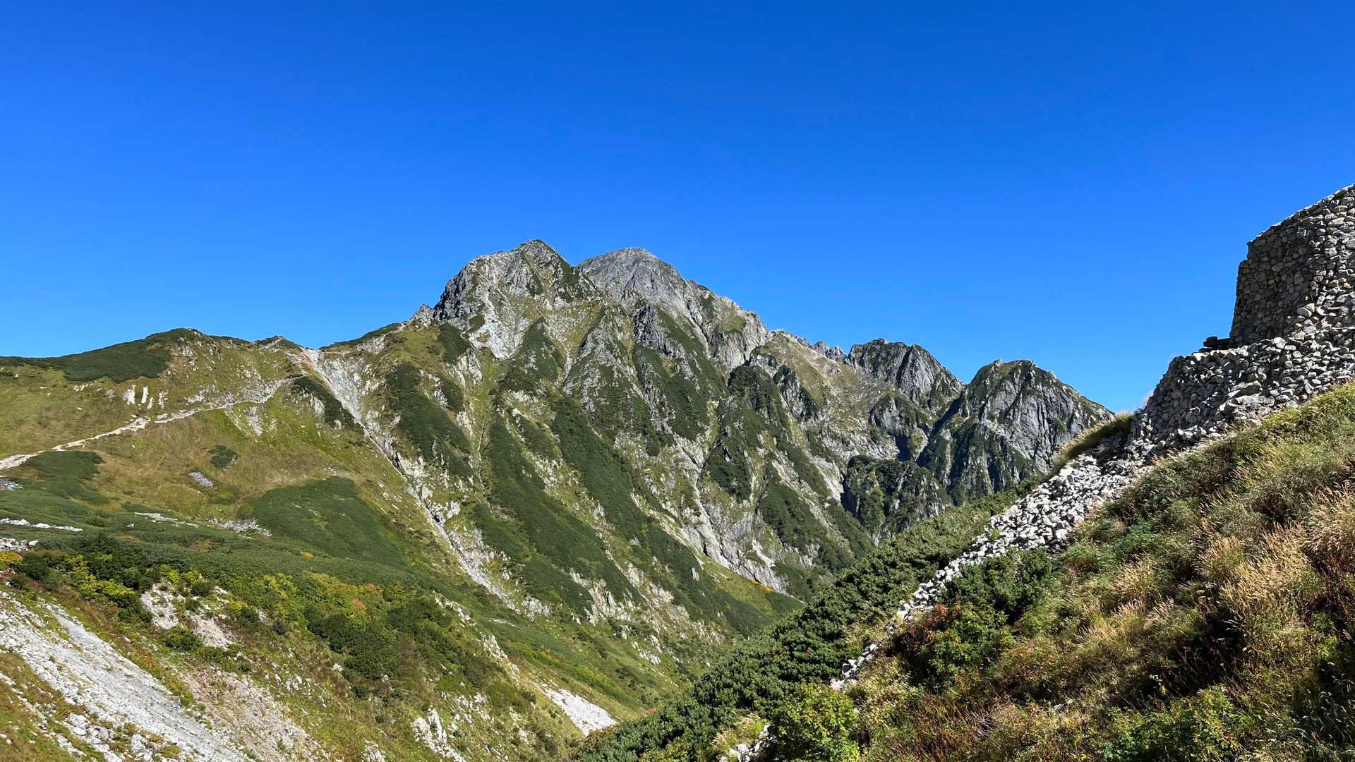 前剱-剱岳-室堂登山口 縦走コースの写真